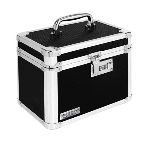 small lockable metal storage box|small metal locking tool box.